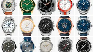 Colección de relojes Omega, mostrando la diversidad de sus diseños y la precisión de de donde es Omega.